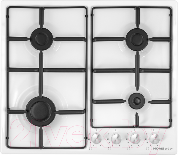 Изображение товара Газовая варочная панель HOMSair HGE643GWH