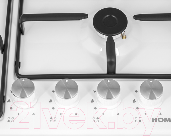 Изображение товара Газовая варочная панель HOMSair HGE643GWH