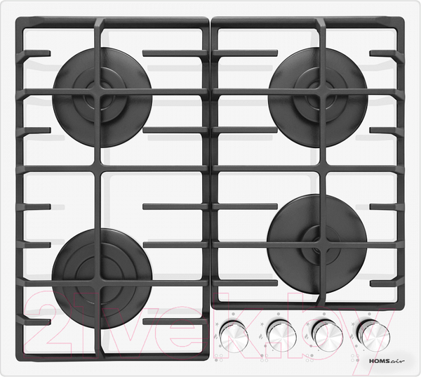 Изображение товара Газовая варочная панель HOMSair HGE643WH