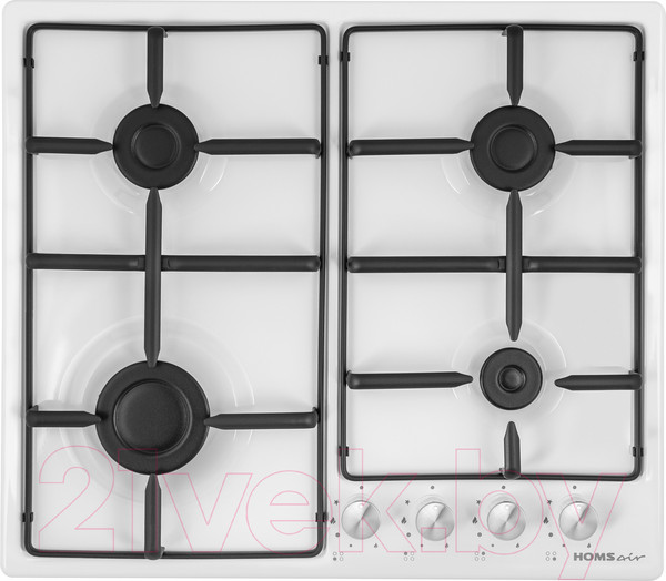 Изображение товара Газовая варочная панель HOMSair HGE643WH