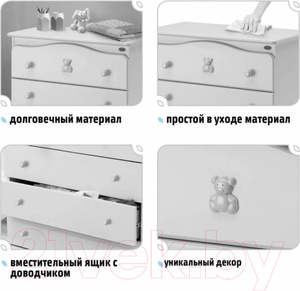 Изображение товара Комод пеленальный Nuovita Fasto (ваниль)