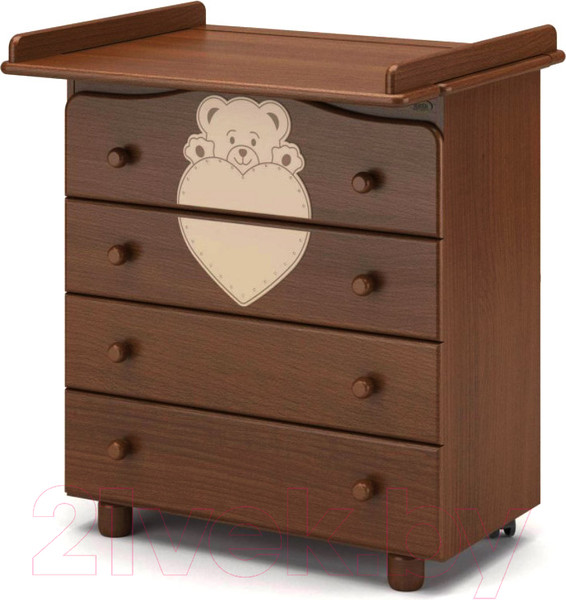 Изображение товара Комод пеленальный Nuovita Fortuna (темный орех)