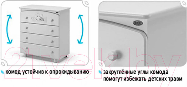 Изображение товара Комод пеленальный Nuovita Grano (темный орех)