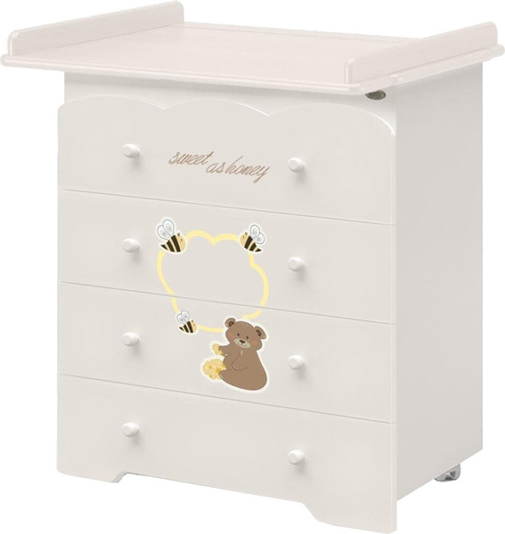Изображение товара Комод пеленальный Nuovita Stanzione Honey Bear (ваниль)