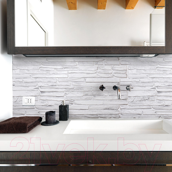 Изображение товара Панель ПВХ Grace Кварцит серый (980x500x3.5мм)