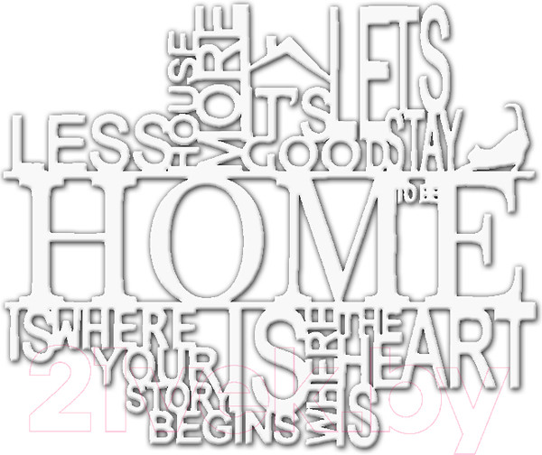 Изображение товара Декор настенный Arthata Любителю кофе 90x55-V / 052-1 (белый)