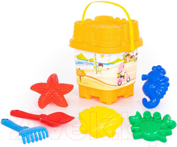 Изображение товара Набор игрушек для песочницы Полесье №592 / 62468