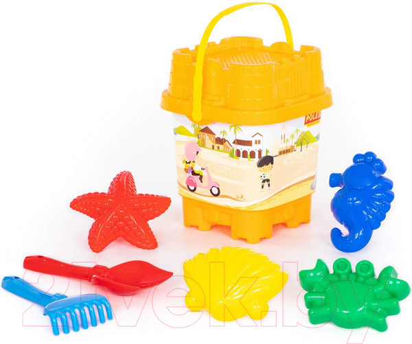 Изображение товара Набор игрушек для песочницы Полесье №592 / 62468