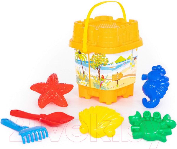 Изображение товара Набор игрушек для песочницы Полесье №592 / 62468