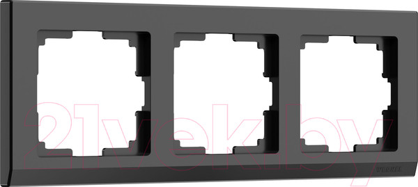 Изображение товара Рамка для выключателей и розеток Werkel W0031808 / a050925 (черный)