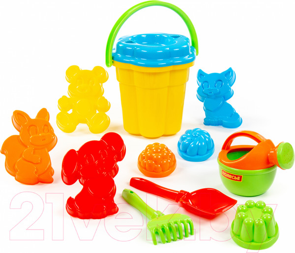 Изображение товара Набор игрушек для песочницы Полесье №168 / 5006