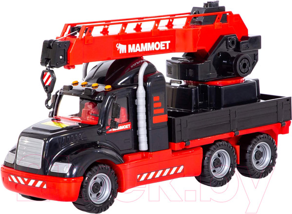 Изображение товара Кран игрушечный Полесье Mammoet С поворотной платформой / 56832