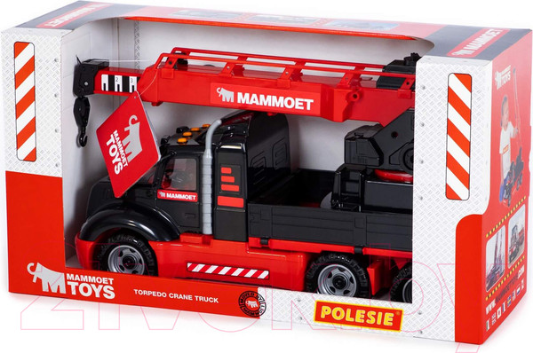 Изображение товара Кран игрушечный Полесье Mammoet С поворотной платформой / 56832