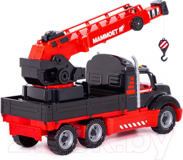 Изображение товара Кран игрушечный Полесье Mammoet С поворотной платформой / 56832