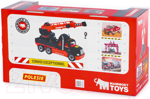 Изображение товара Кран игрушечный Полесье Mammoet С поворотной платформой / 56832