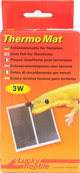 Изображение товара Термоковрик для террариума Lucky Reptile Thermo Mat 3Вт / HTM-3