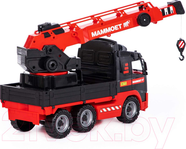 Изображение товара Кран игрушечный Полесье Mammoet с поворотной платформой / 56986