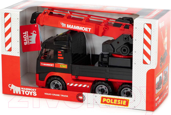 Изображение товара Кран игрушечный Полесье Mammoet с поворотной платформой / 56986