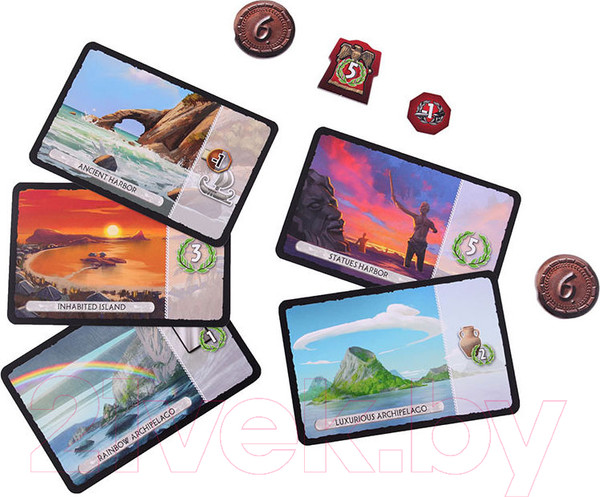 Изображение товара Дополнение к настольной игре Asmodee 7 чудес: Армада / БП-00002436