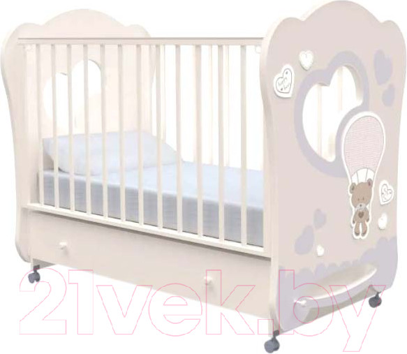 Изображение товара Детская кроватка Nuovita Stanzione Cute Bear Swing (ваниль)