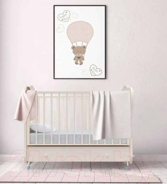 Изображение товара Детская кроватка Nuovita Stanzione Cute Bear Swing (ваниль)