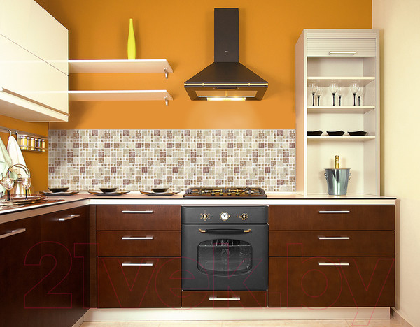 Изображение товара Панель ПВХ Grace Мозаика Осенний лист (955x480x3.5мм)