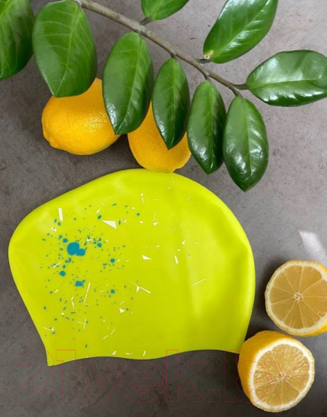 Изображение товара Шапочка для плавания Elous EL006 (брызги/зеленый)