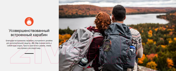 Изображение товара Портативная колонка JBL Clip 4 (зеленый)