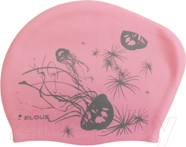 Изображение товара Шапочка для плавания Elous EL006 (медуза розовый)