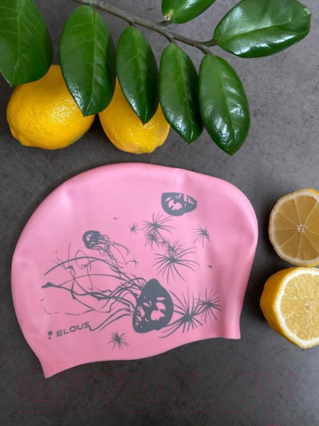 Изображение товара Шапочка для плавания Elous EL006 (медуза розовый)