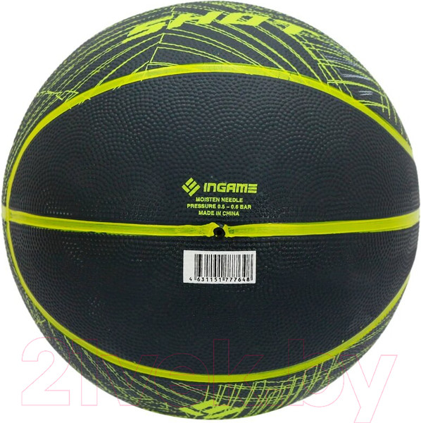Изображение товара Баскетбольный мяч Ingame Shot №7 (черный/желтый)