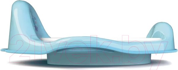 Изображение товара Детская накладка на унитаз Kidwick Шарк / KW130200 (голубой/темно-голубой/белый)