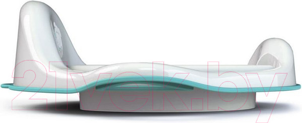 Изображение товара Детская накладка на унитаз Kidwick Шарк / KW130100 (белый/бирюзовый)