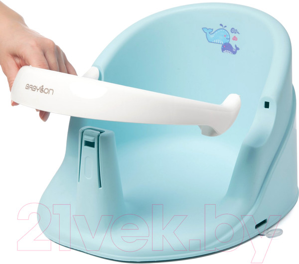 Изображение товара Стульчик для купания Kidwick Немо / KW140200 (голубой/белый)