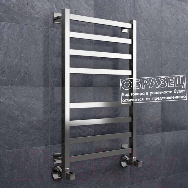 Изображение товара Полотенцесушитель водяной Маргроид Вид 81/10 80x50 (перекладины 30x10, с полкой)