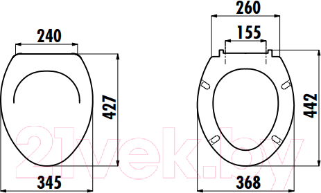 Изображение товара Унитаз напольный Creavit Sedef SD310-11CB00E-0000 + YD.SET.032.08 + KC0703.01.0000E (угловой)
