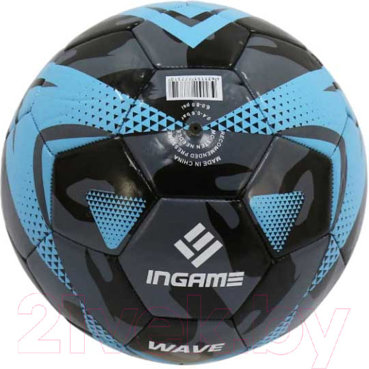 Изображение товара Футбольный мяч Ingame Wave (размер 5, голубой)