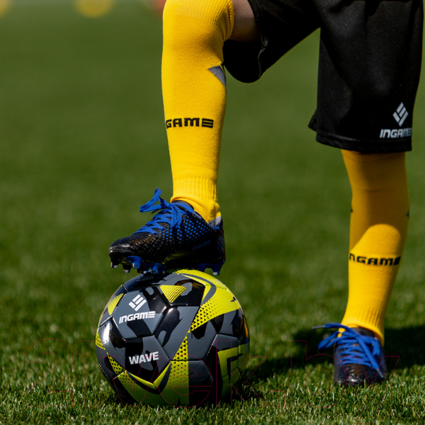 Изображение товара Футбольный мяч Ingame Wave (размер 5, желтый)