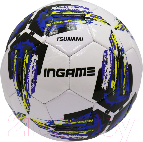 Изображение товара Футбольный мяч Ingame Tsunami 2020 (размер 5, синий)