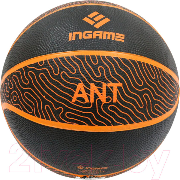 Изображение товара Баскетбольный мяч Ingame Ant №7 (черный/оранжевый)