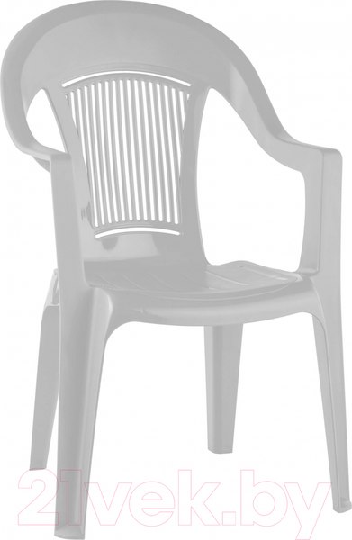 Изображение товара Стул пластиковый Ellastik Plast Элластик 41x55x91 (белый)