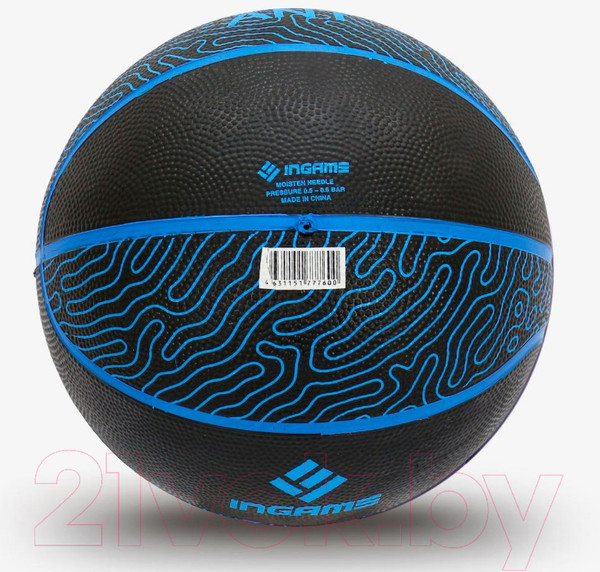 Изображение товара Баскетбольный мяч Ingame Ant №7 (черный/синий)