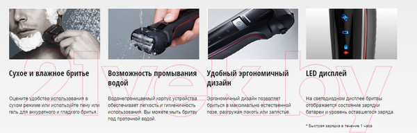 Изображение товара Электробритва Panasonic ES-LL41-K520