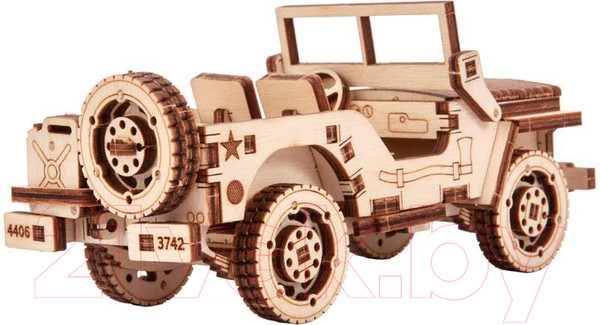 Изображение товара Автомобиль игрушечный Wood Trick Джип / 1234-S2