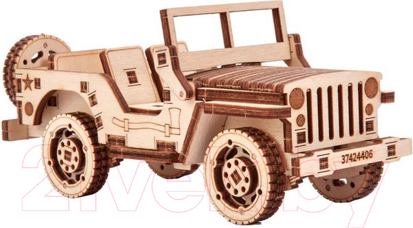 Изображение товара Автомобиль игрушечный Wood Trick Джип / 1234-S2
