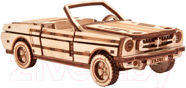 Изображение товара Автомобиль игрушечный Wood Trick Кабриолет / 1234-S3