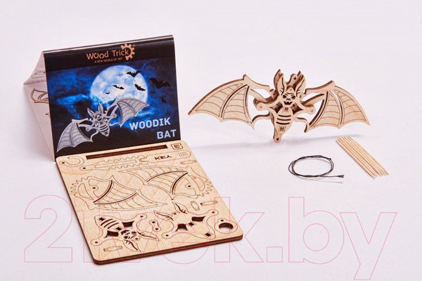 Изображение товара Конструктор Wood Trick Вудик Летучая мышь / 1234-W5