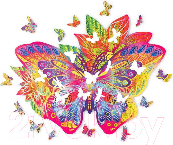 Изображение товара Пазл Wood Trick Драгоценная бабочка / WT-00052