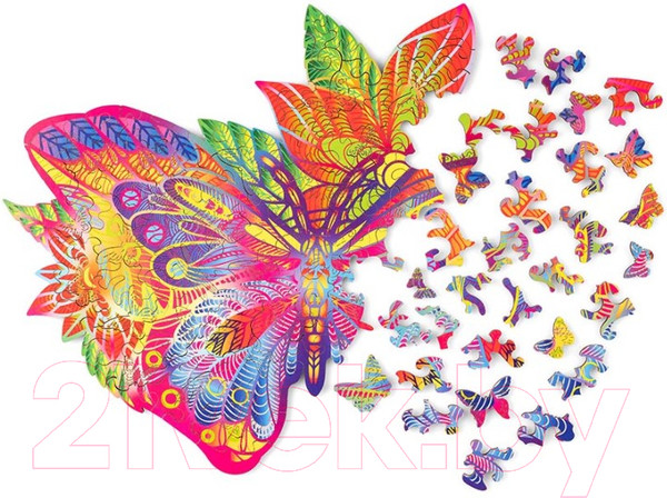 Изображение товара Пазл Wood Trick Драгоценная бабочка / WT-00052