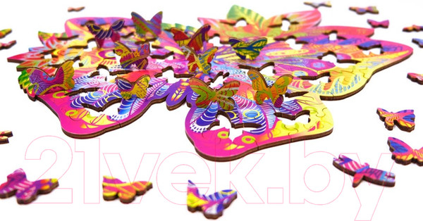 Изображение товара Пазл Wood Trick Драгоценная бабочка / WT-00052